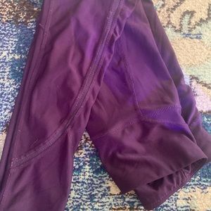 apana purple 7/8th length legging